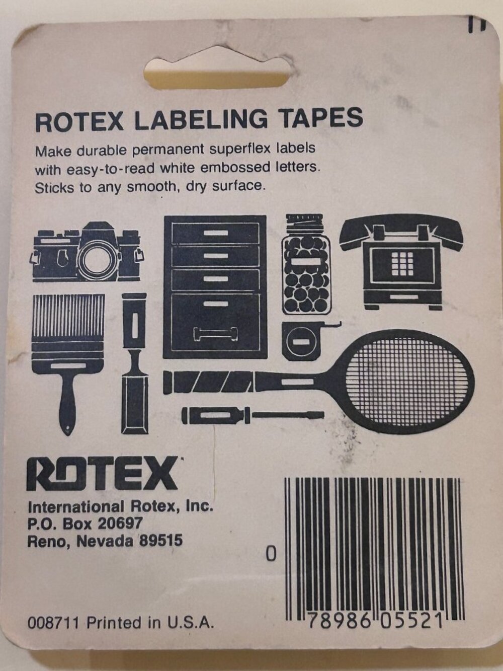 Rotex Lable Tape for Label Maker Lettering Gun - Picture 4 of 4